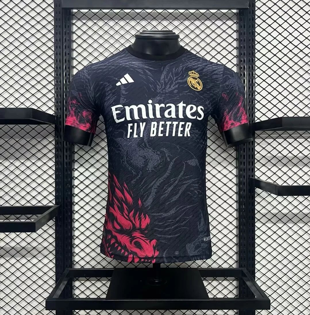 AAA Quality Real Madrid 24/25 Special Black/Pink Jersey(Player)